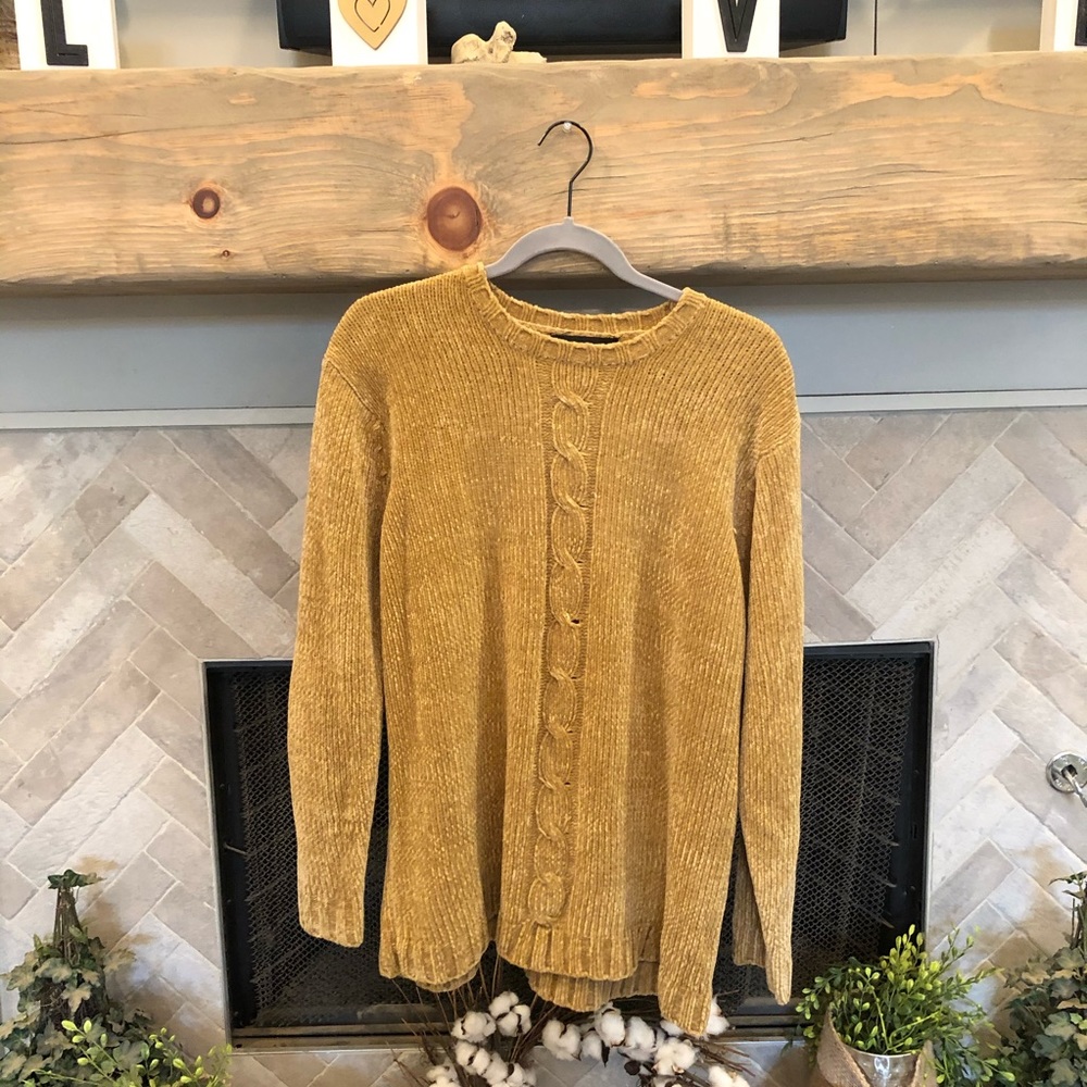 Mustard Chenille Sweater